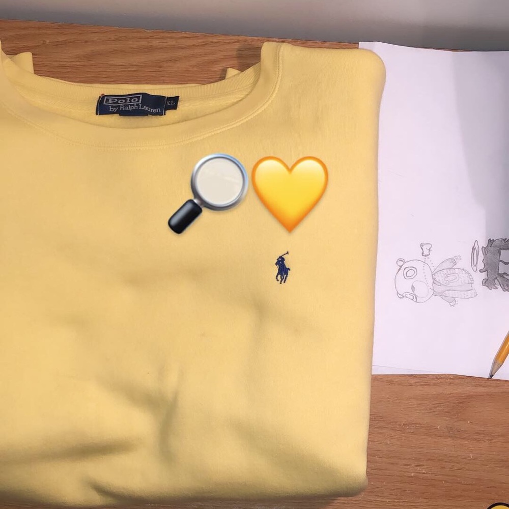 Polo by Ralph Lauren Yellow Crewneck